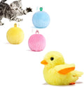 Potaroma 3 Chirping Balls and Flapping Duck Cat Toy