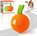 Potaroma Dog Ball Toys with Rope, Interactive Motion Activated 3 Mode USB Bouncing Ball Toys Durable E-TPU Material for Medium/Large Dogs, 3.2"-Not for Aggressive Chewers